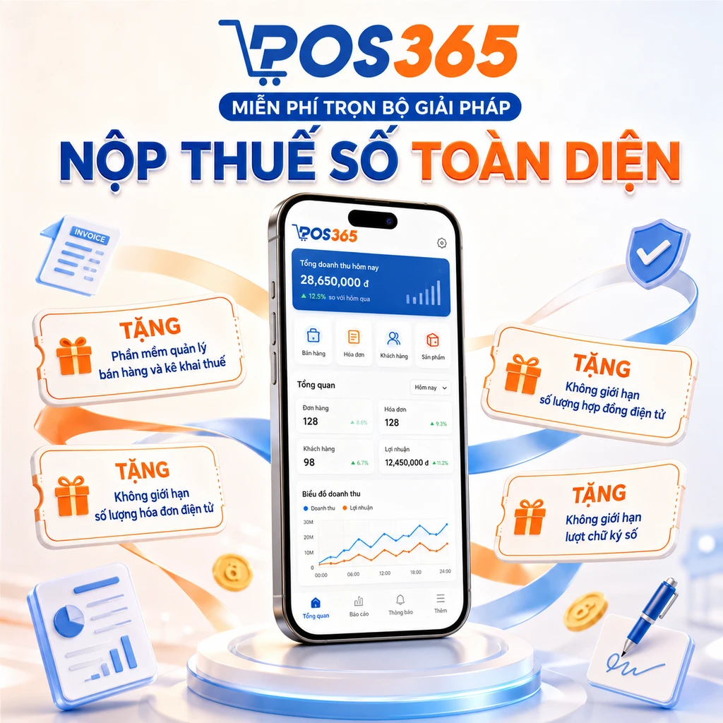 POS365 miễn phí phần mềm bán hàng đến 2028