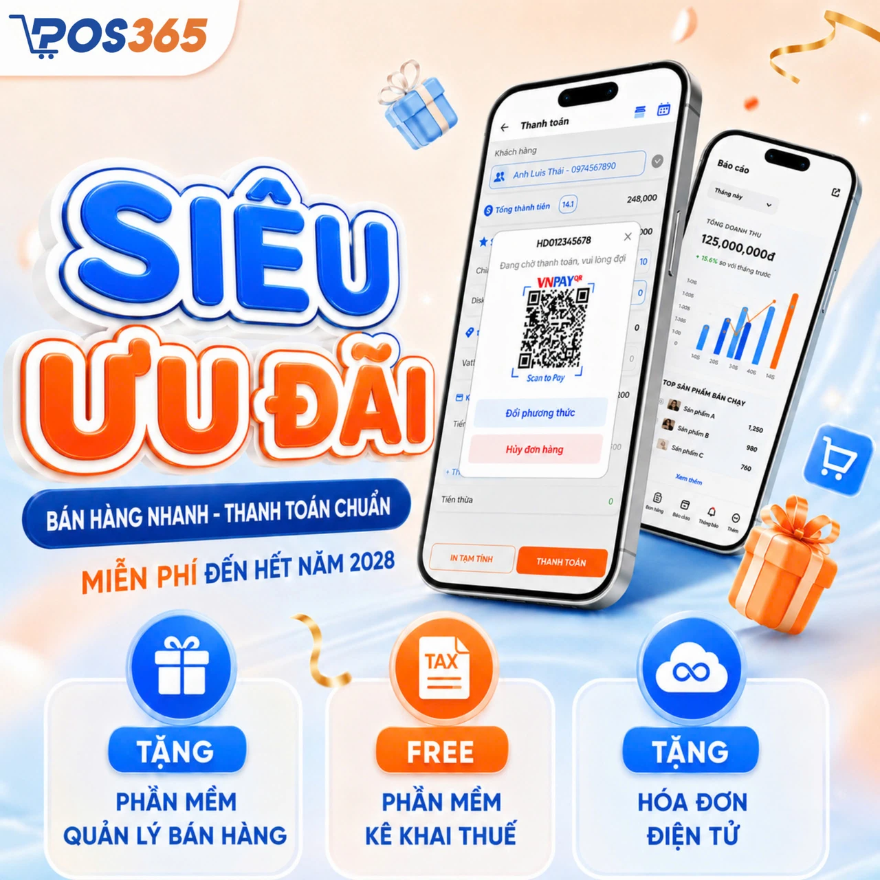 POS365 tặng gói phần mềm bán hàng