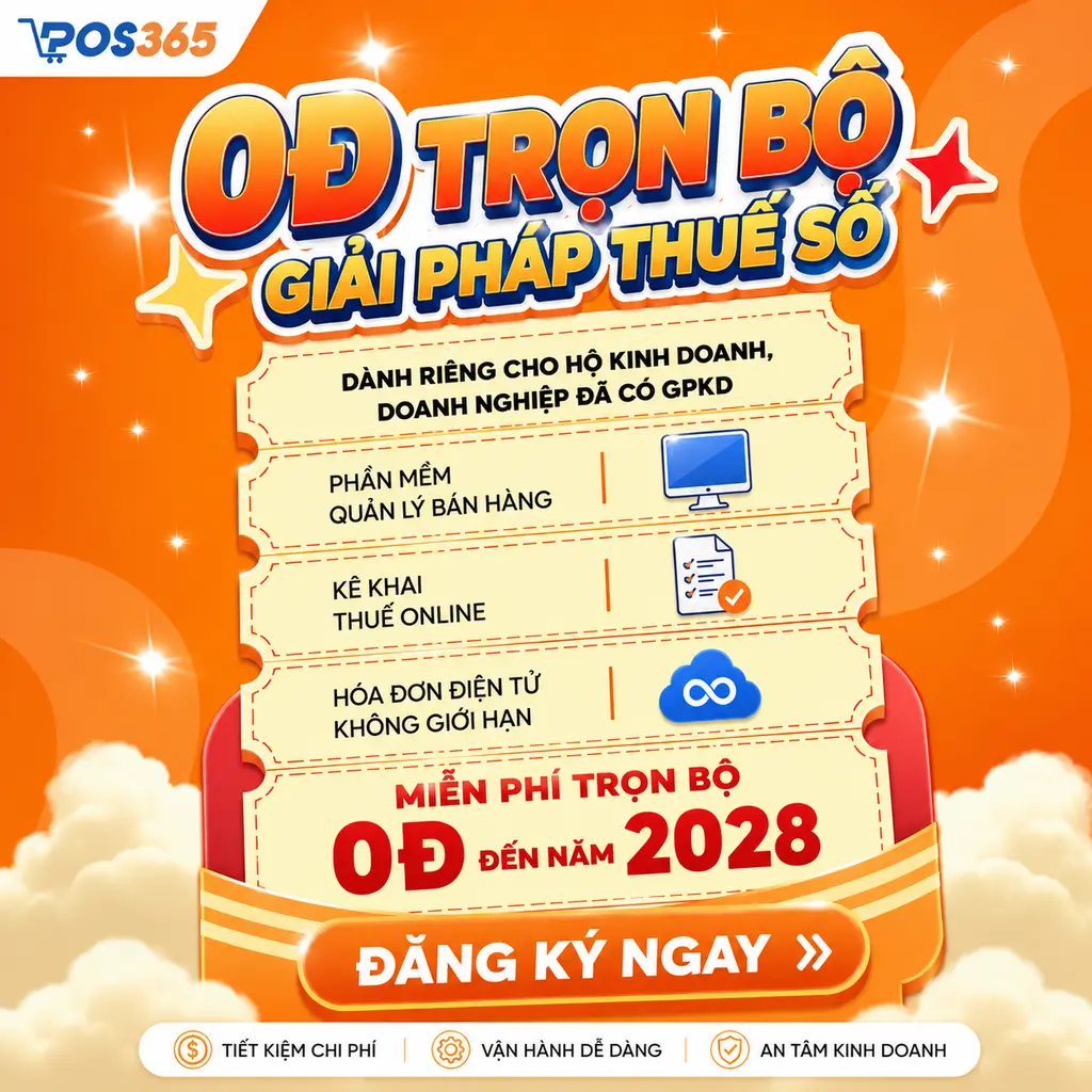 POS365 miễn phí phần mềm quản lý tiệm vàng đến 2028