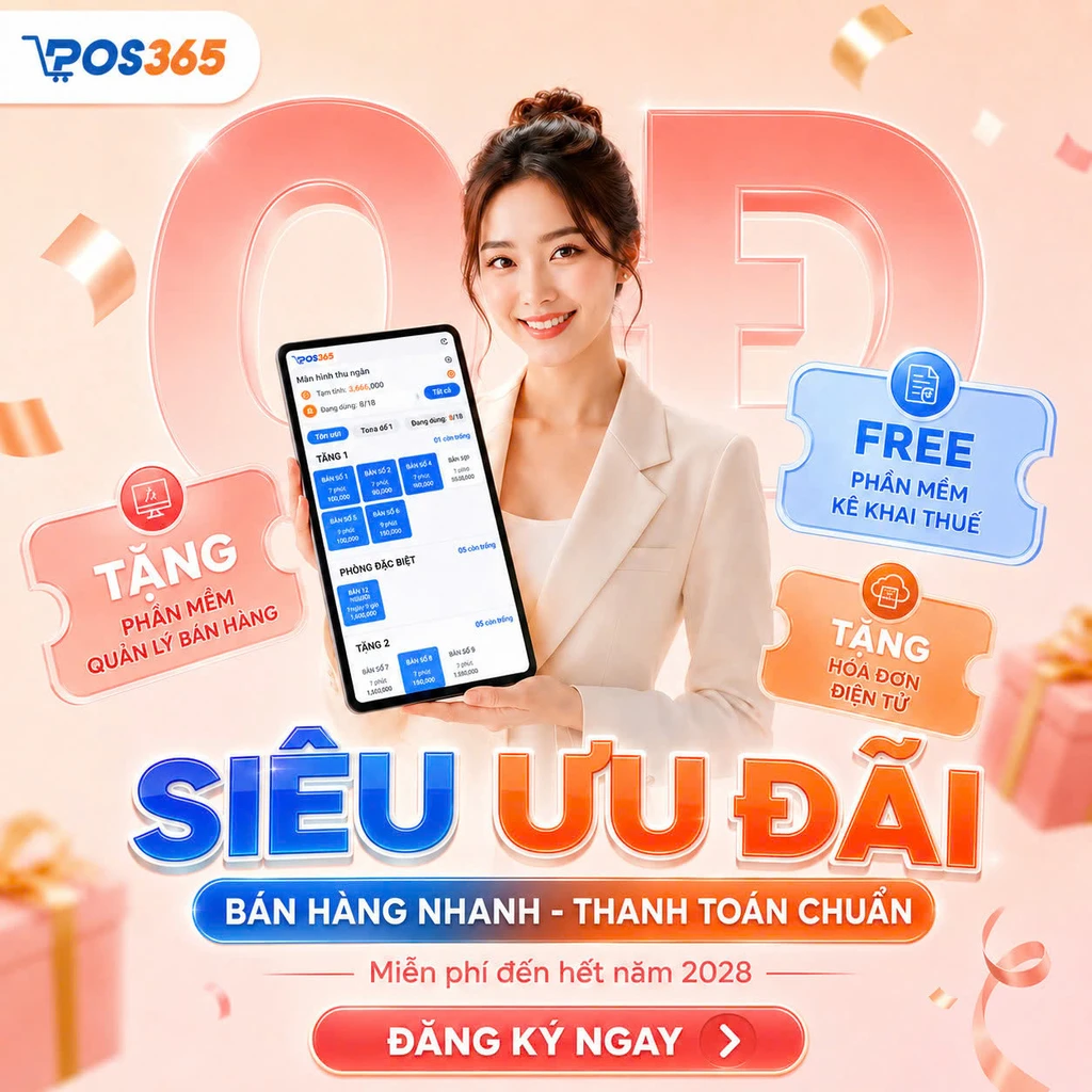 POS365 triển khai miễn phí phần mềm bán hàng đến hết năm 2028
