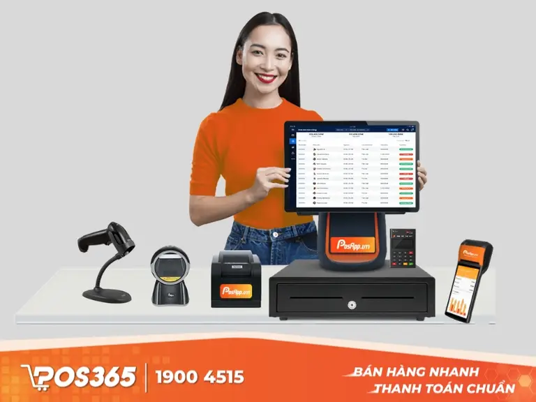 PosApp - Hệ thống quản l&yacute; b&aacute;n h&agrave;ng kim kh&iacute; đơn giản