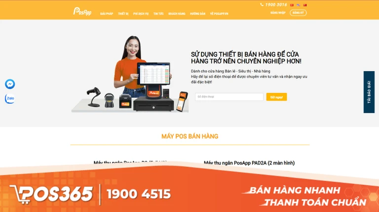 PosApp - Thiết kế sơ đồ bàn ăn và dịch vụ chuyên biệt