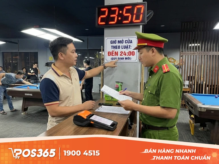 Quán bida được mở đến mấy giờ?