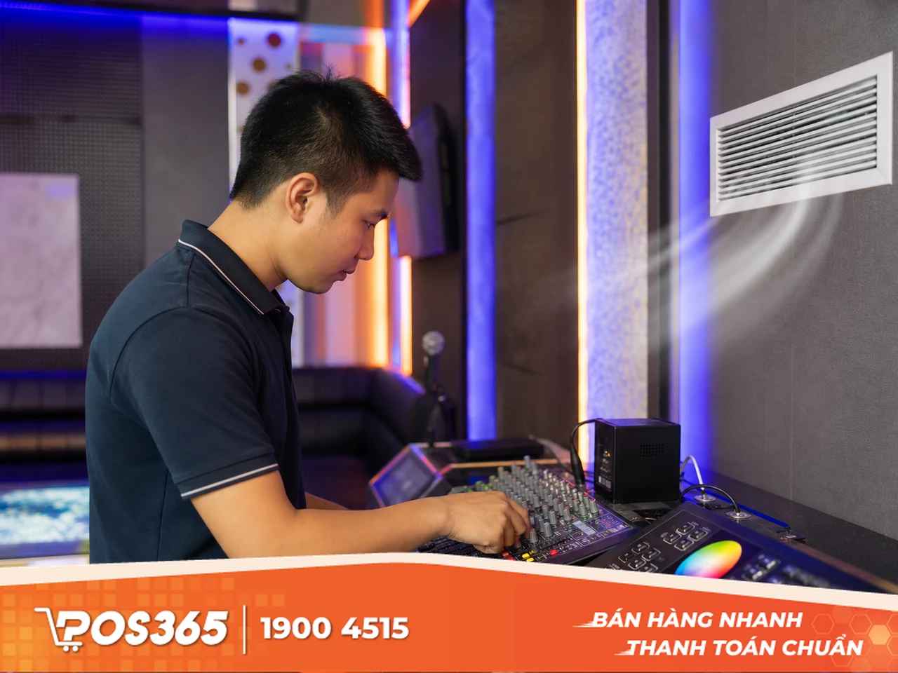 Quản lý chất lượng âm thanh, ánh sáng và kiểm soát mùi phòng hát