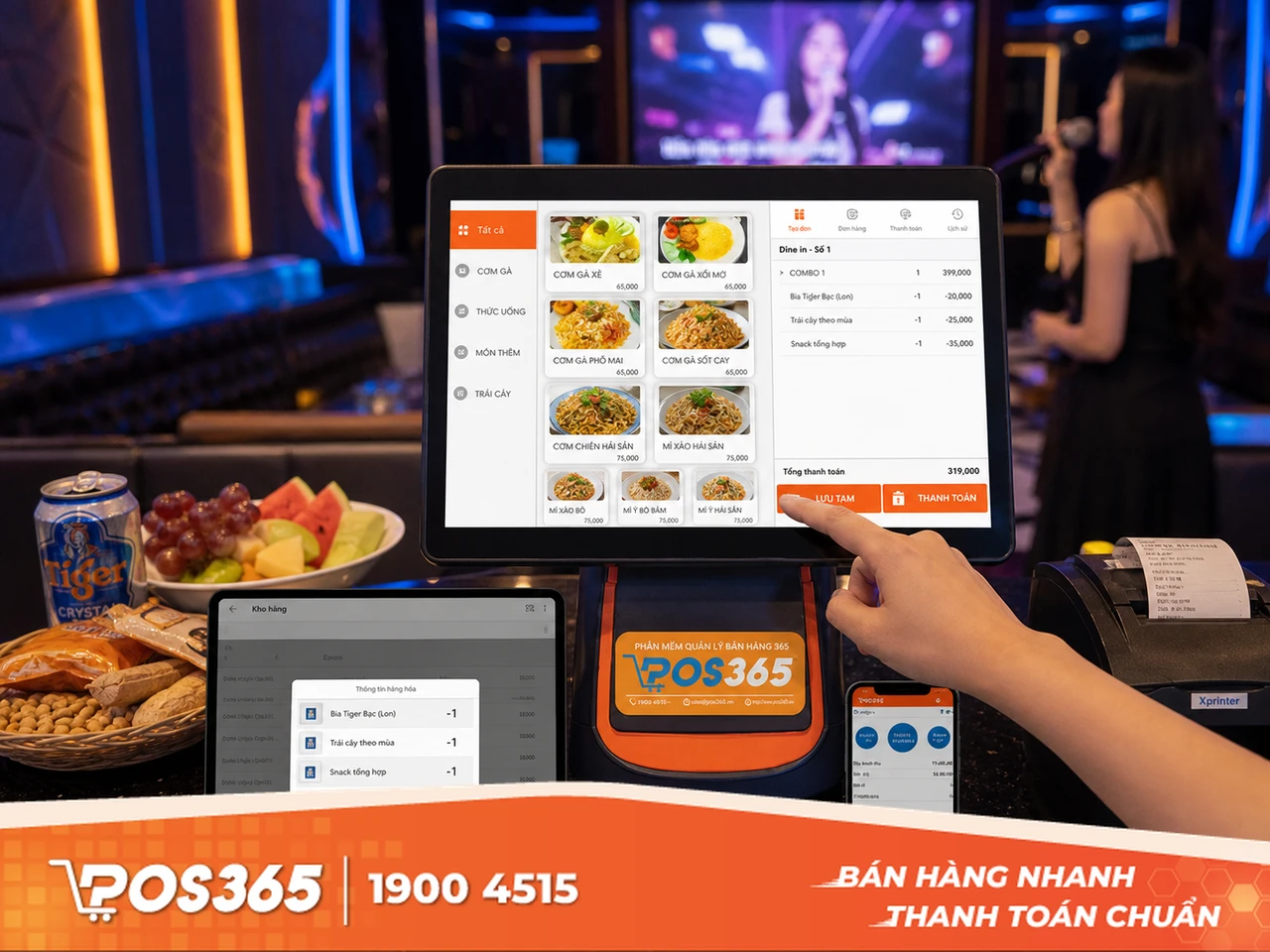 Quản lý định lượng kho F&B tự động và bán hàng theo Combo cố định