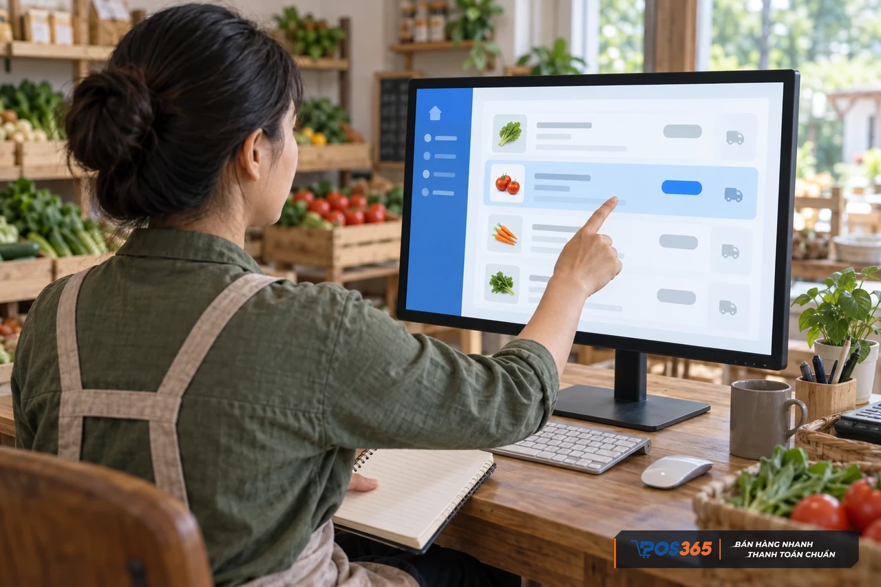 Quản lý đơn nông sản bán online