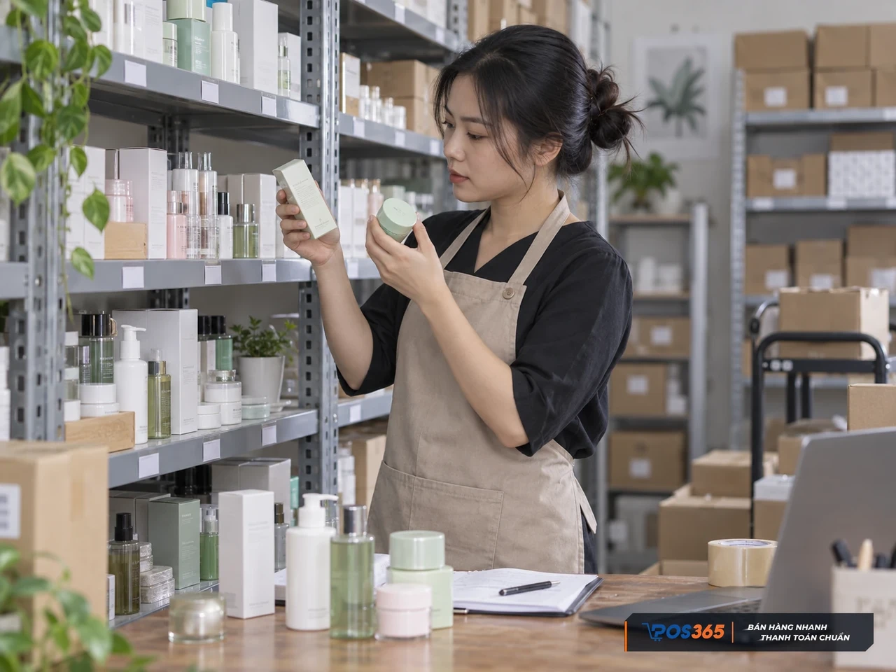 Quản lý kho mỹ phẩm