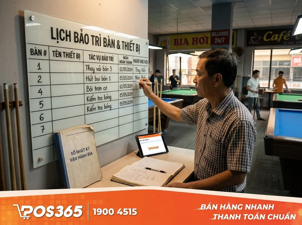 Quản l&yacute; lịch bảo tr&igrave; bằng bảng biểu Mica v&agrave; sổ nhật k&yacute; vận h&agrave;nh