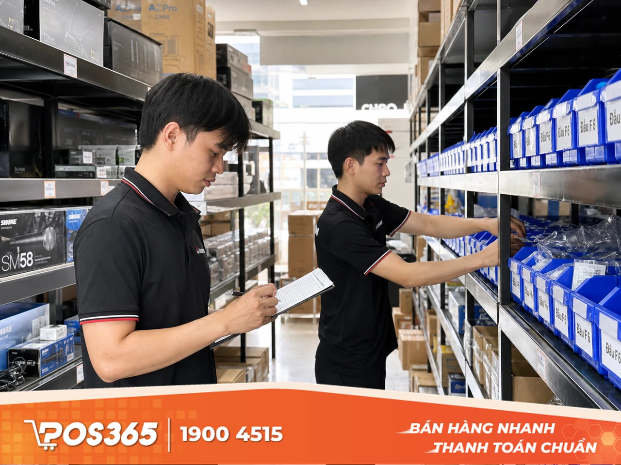 Quản lý tồn kho giá trị cao & phụ kiện lắt nhắt