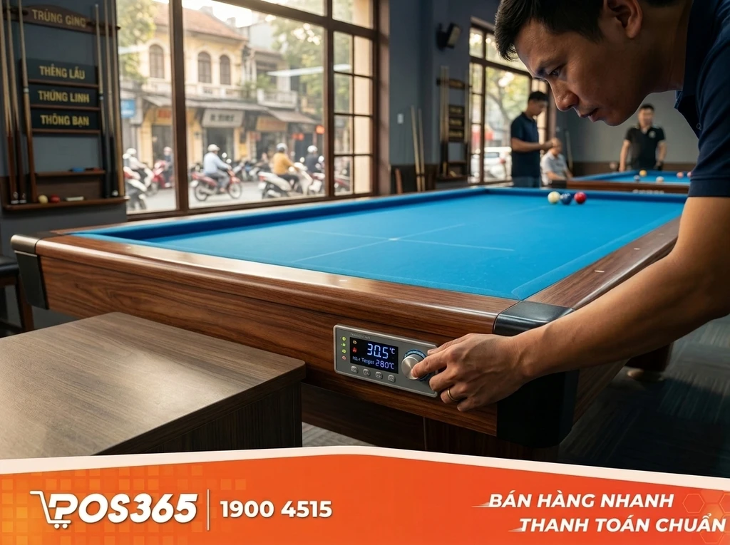 Quản l&yacute; v&agrave; tối ưu h&oacute;a d&agrave;n sưởi b&agrave;n bida 3 băng