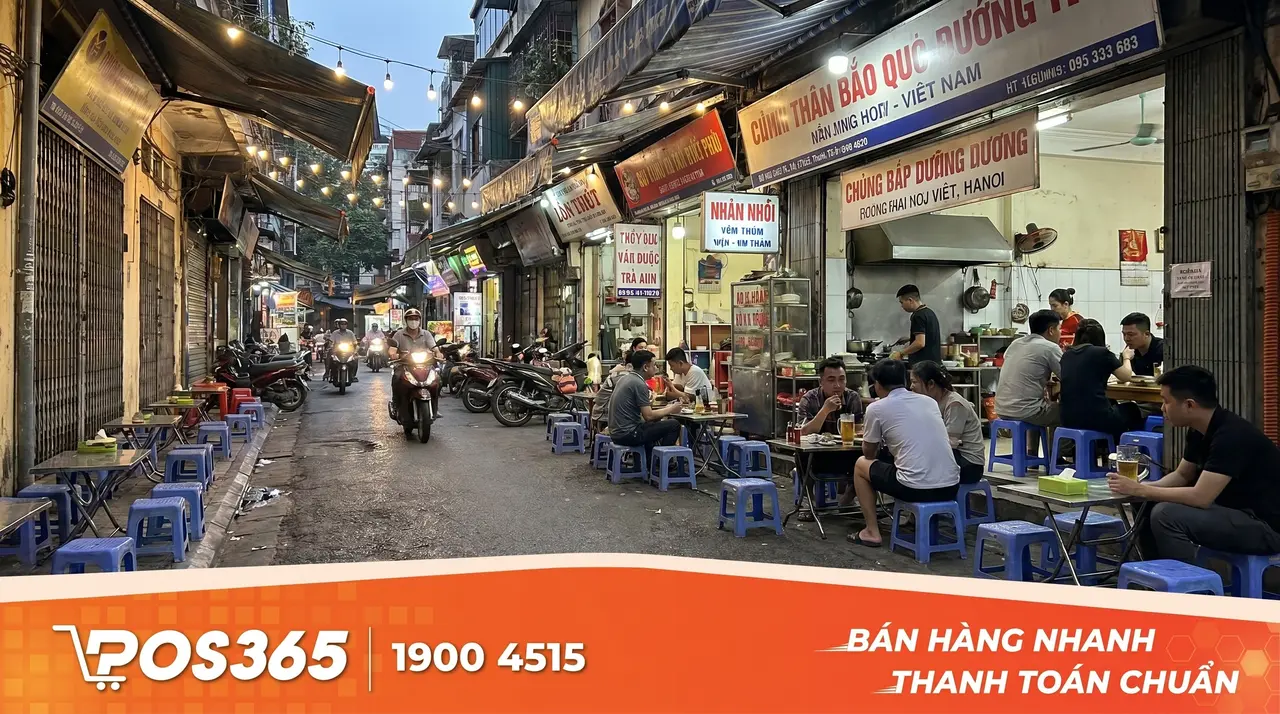 Mẫu quán nhậu phong cách bụi đường phố