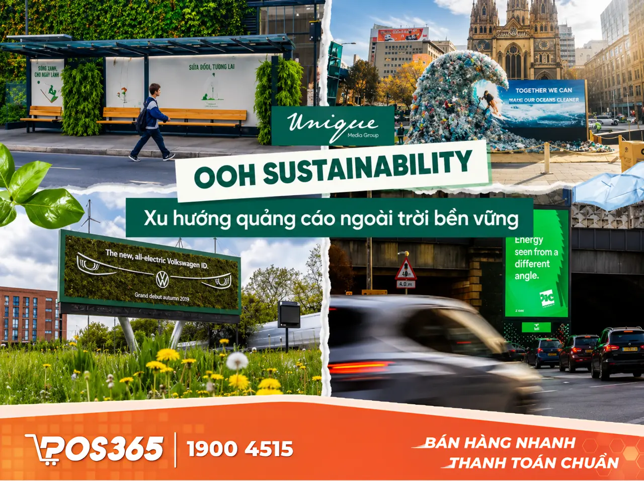 Quảng cáo xanh (Eco-friendly OOH) thân thiện môi trường