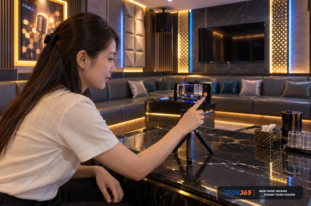Quay video quảng b&aacute; kh&ocirc;ng gian karaoke