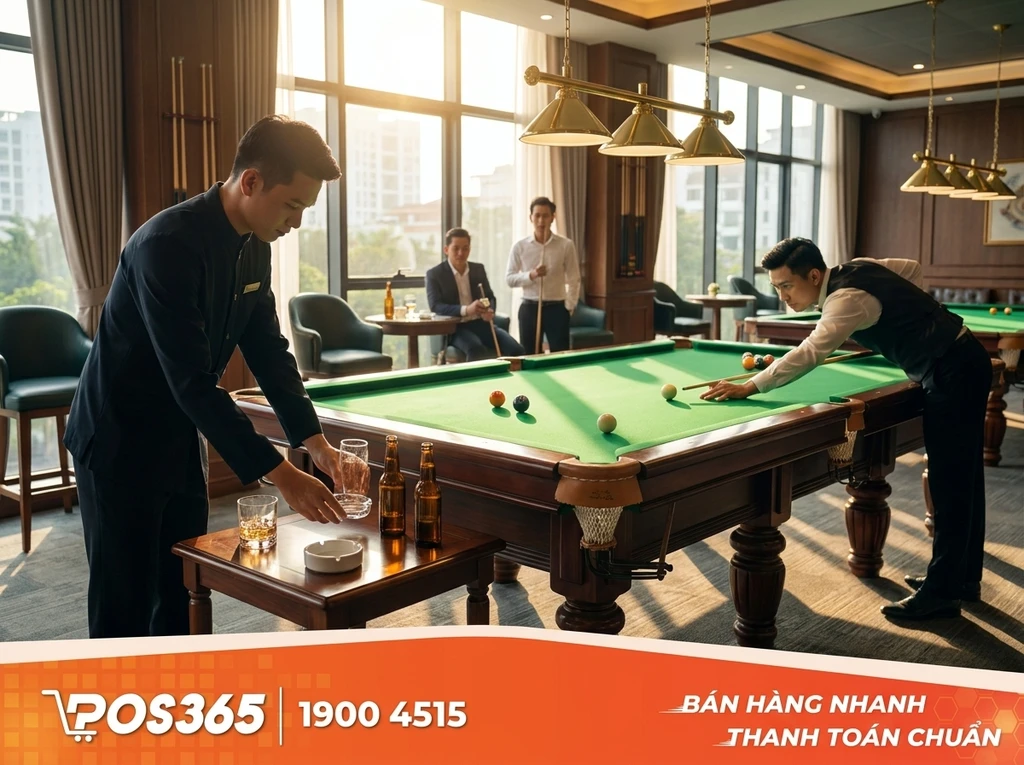 Quy định dọn bàn bida thu vỏ tức thì, không dồn cuối ca