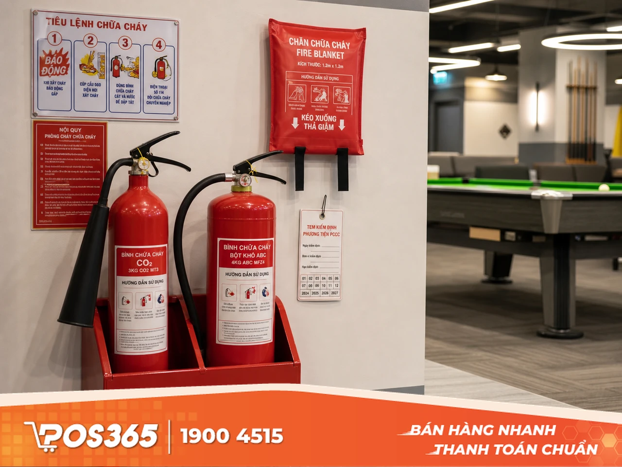 Quy định trang bị phương tiện chữa ch&aacute;y tại chỗ