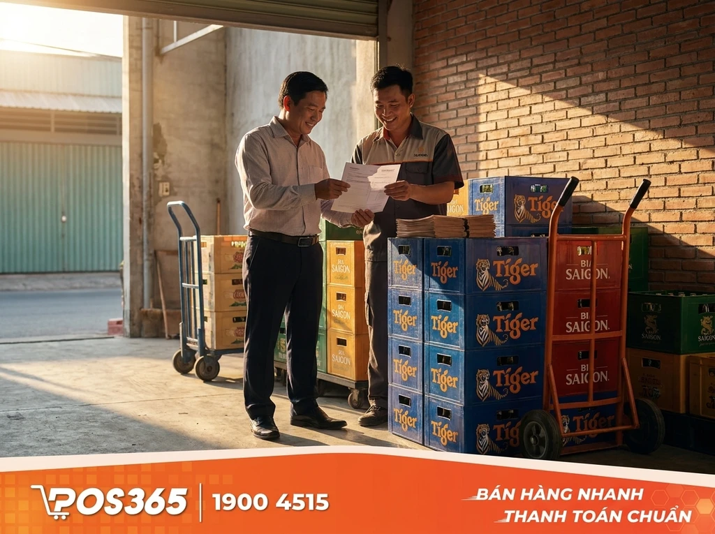 Quy tắc ứng xử và thỏa thuận đổi trả vỏ két bia dễ thở với đại lý