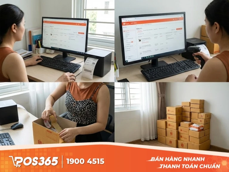Quy tr&igrave;nh quản l&yacute; đơn h&agrave;ng Shopee