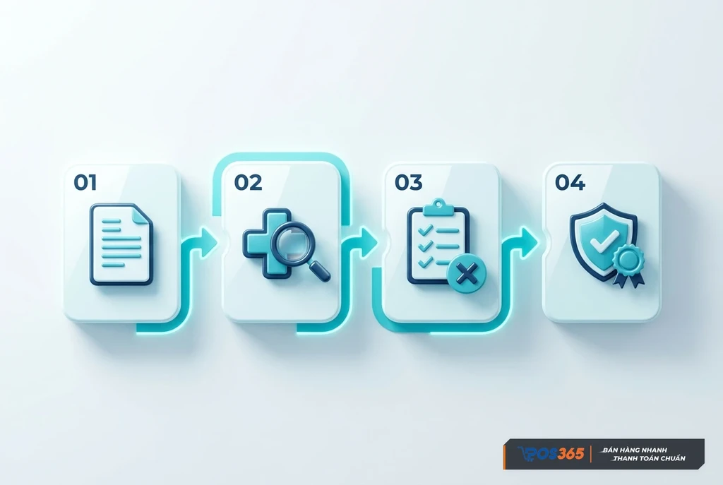 Quy trình 4 bước thẩm định cấp phép phòng khám