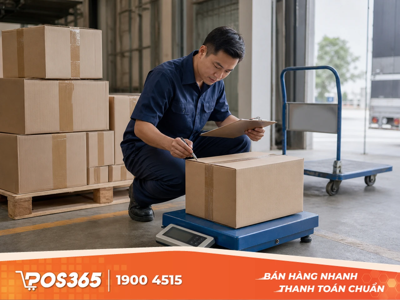 Tiếp nhận h&agrave;ng h&oacute;a xuất - nhập