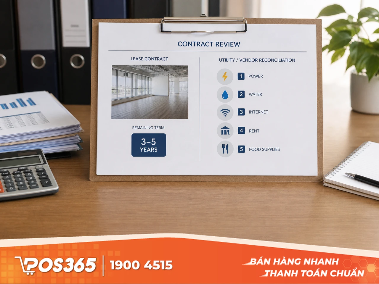 Rà soát chéo hợp đồng thuê mặt bằng & Các khoản công nợ ẩn