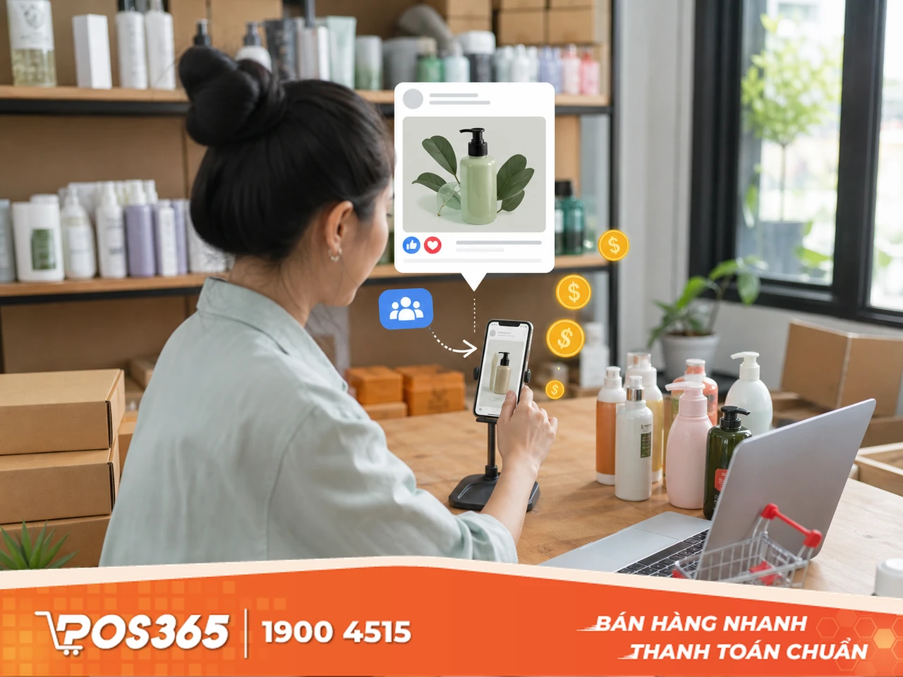 Rải link tiếp thị trên Fanpage và Group