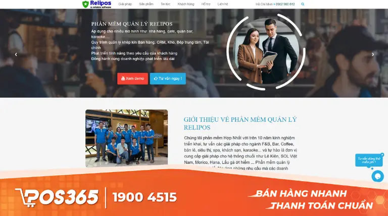 Relipos - Quản lý F&B và phòng hát trọn gói