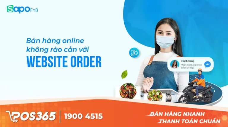 Sapo FnB - Tối ưu h&oacute;a luồng order đa k&ecirc;nh trực tuyến
