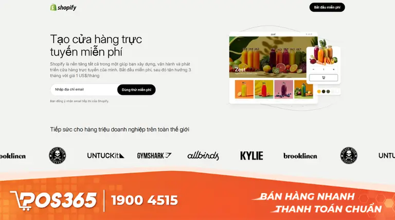 Shopify - Trải nghiệm hệ sinh thái bán hàng số 1 thế giới