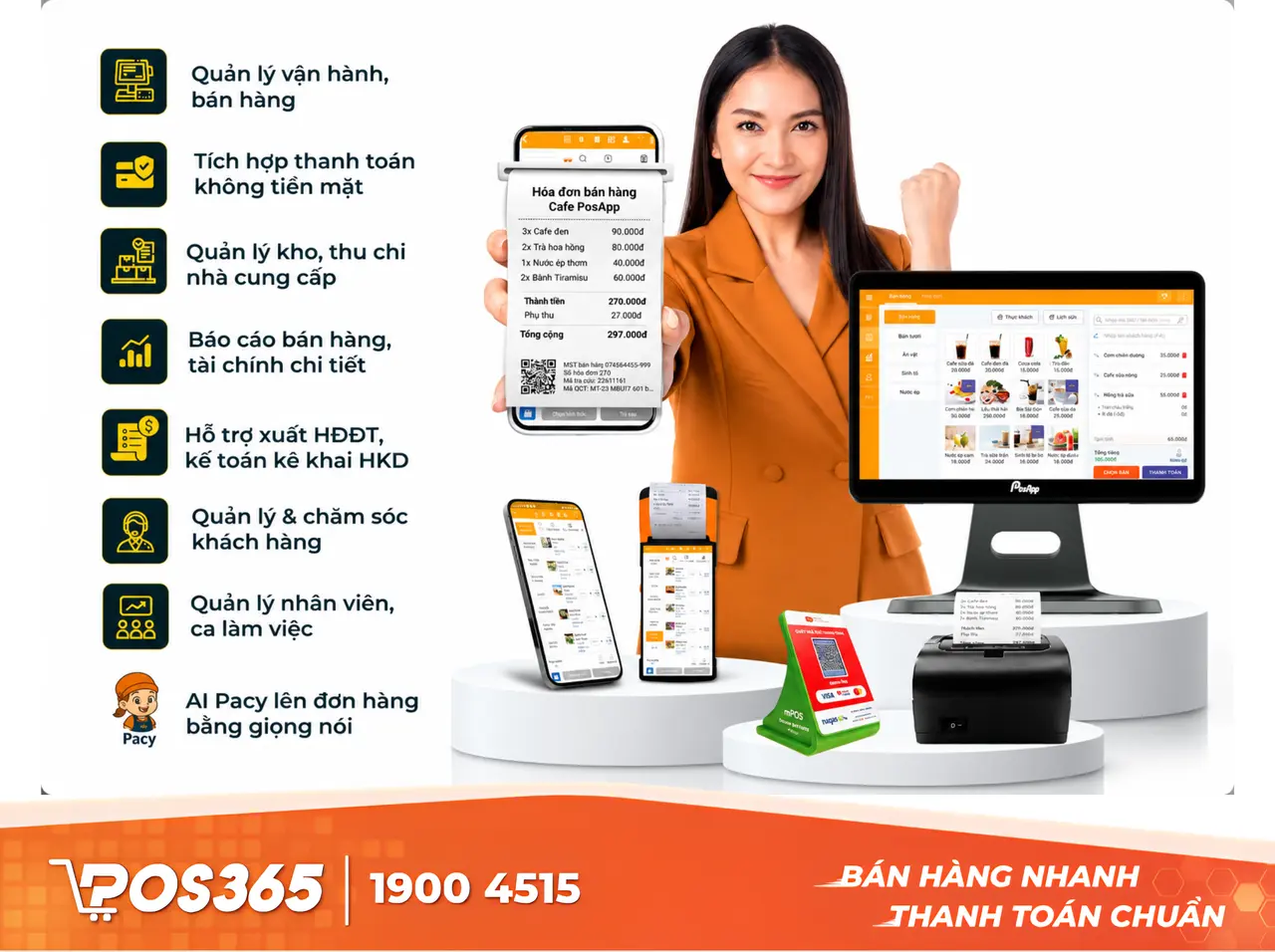 Số h&oacute;a quy tr&igrave;nh quản l&yacute; bằng phần mềm POS