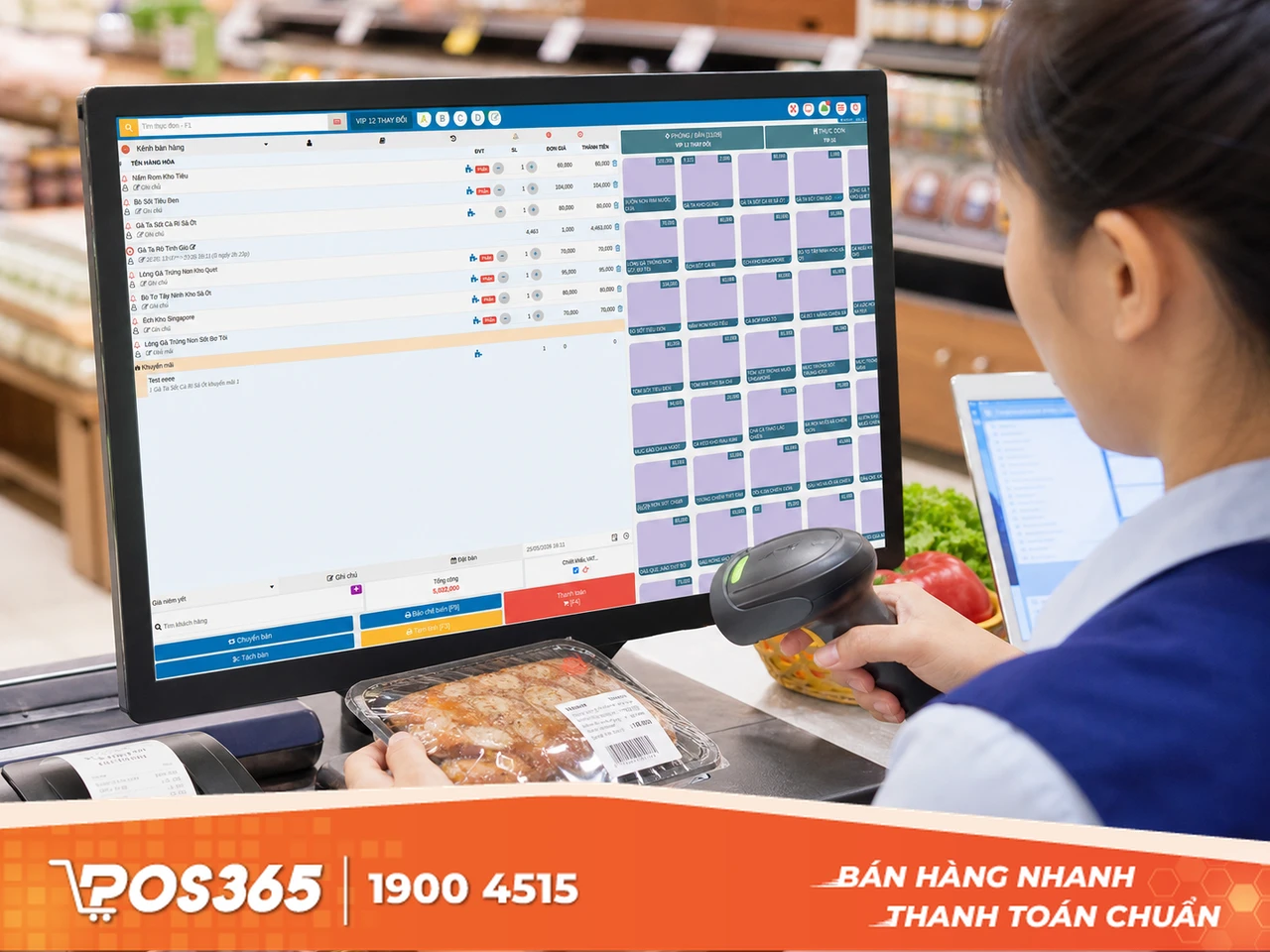 Số hóa quy trình tính tiền và trừ tồn kho tự động