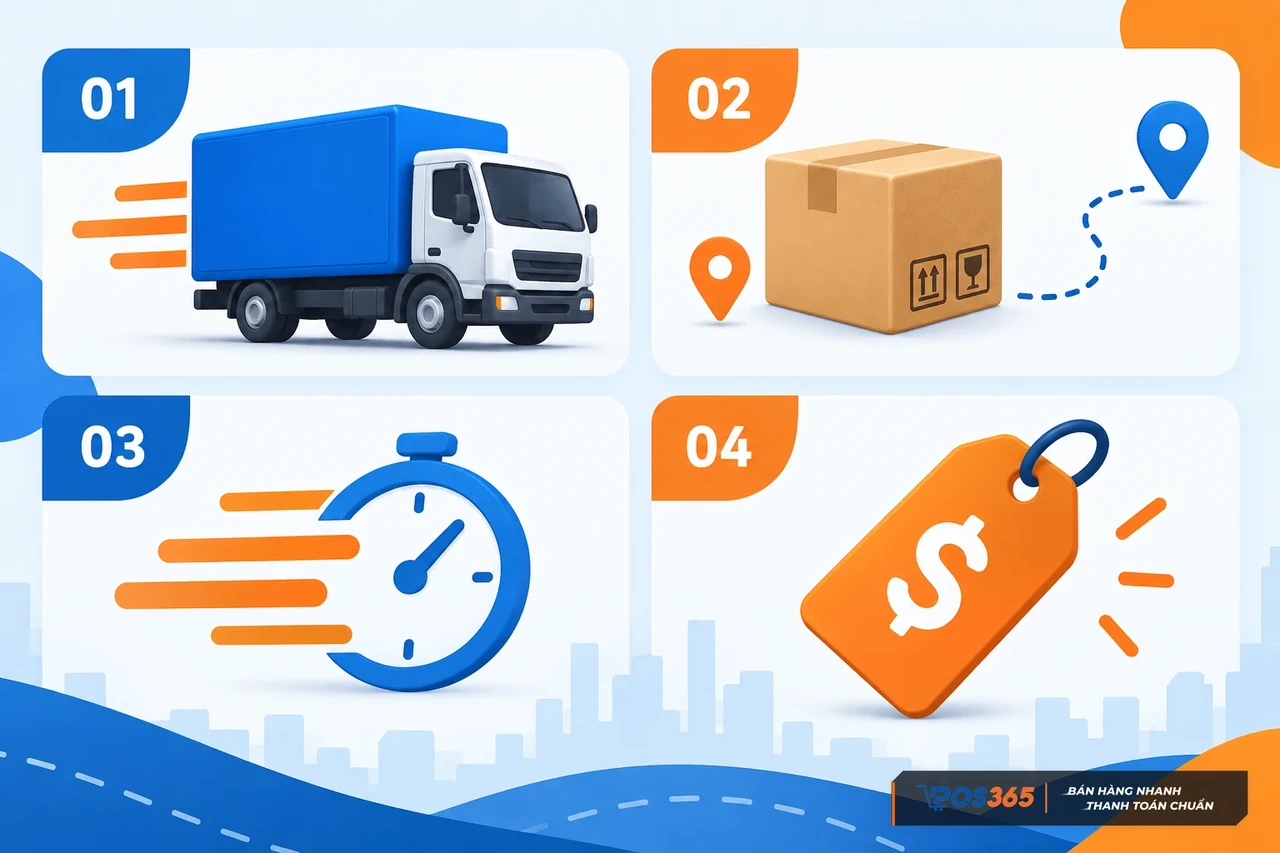 So sánh các đơn vị vận chuyển uy tín