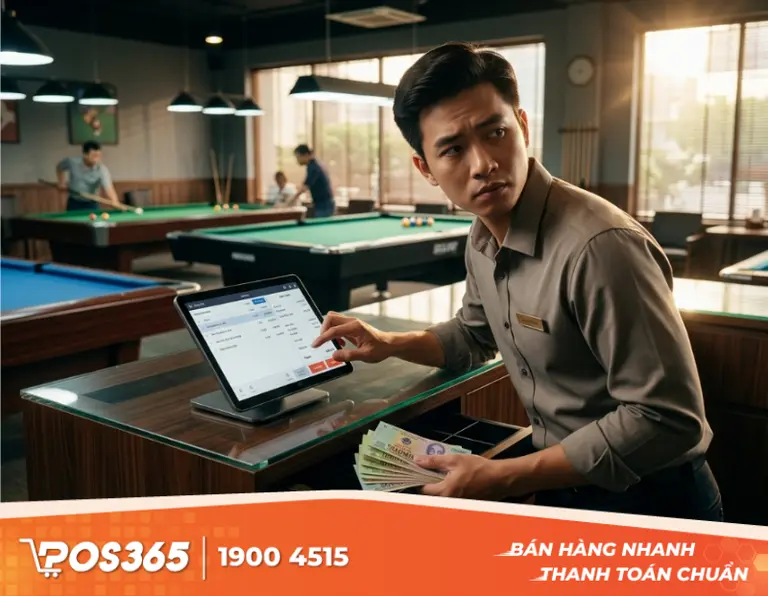 Sửa/Hủy hóa đơn giờ chơi sau khi khách đã về