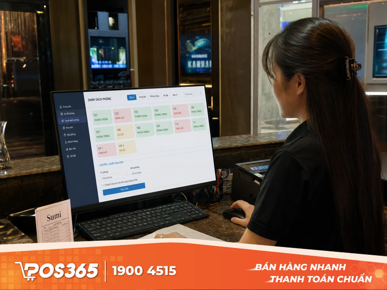 Sumi - Phần mềm tính tiền phòng chuyên biệt