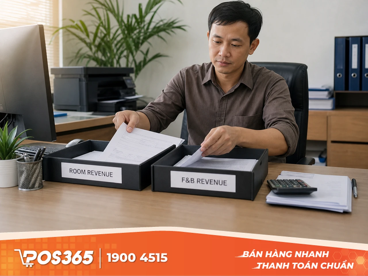 T&aacute;ch biệt quỹ thanh to&aacute;n c&ocirc;ng nợ v&agrave; doanh thu ph&ograve;ng h&aacute;t h&agrave;ng ng&agrave;y