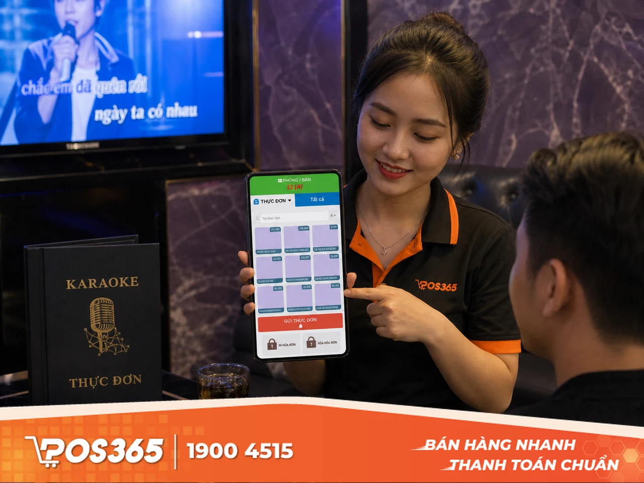 T&agrave;i khoản Nh&acirc;n vi&ecirc;n phục vụ ph&ograve;ng (Waiter) - Chỉ order, kh&ocirc;ng can thiệp h&oacute;a đơn
