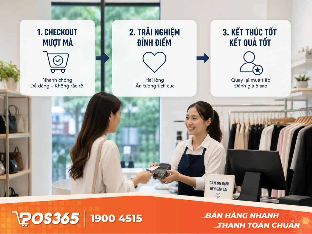 Tại sao khu vực checkout quyết định trải nghiệm mua sắm?