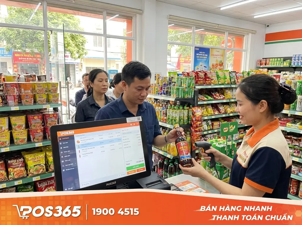 Tại sao máy tính tiền quét mã vạch là công cụ đắc lực cho cửa hàng?
