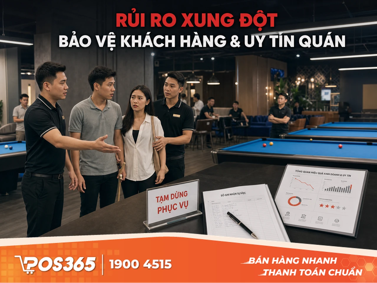 Tại sao qu&aacute;n bida dễ xảy ra xung đột v&agrave; những thiệt hại khổng lồ cho chủ qu&aacute;n?