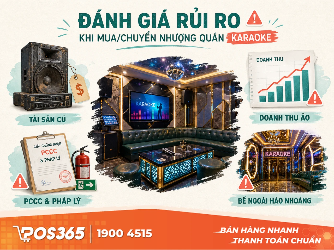 Tại sao sang nhượng quán karaoke dễ gặp rủi ro "hớ" giá?