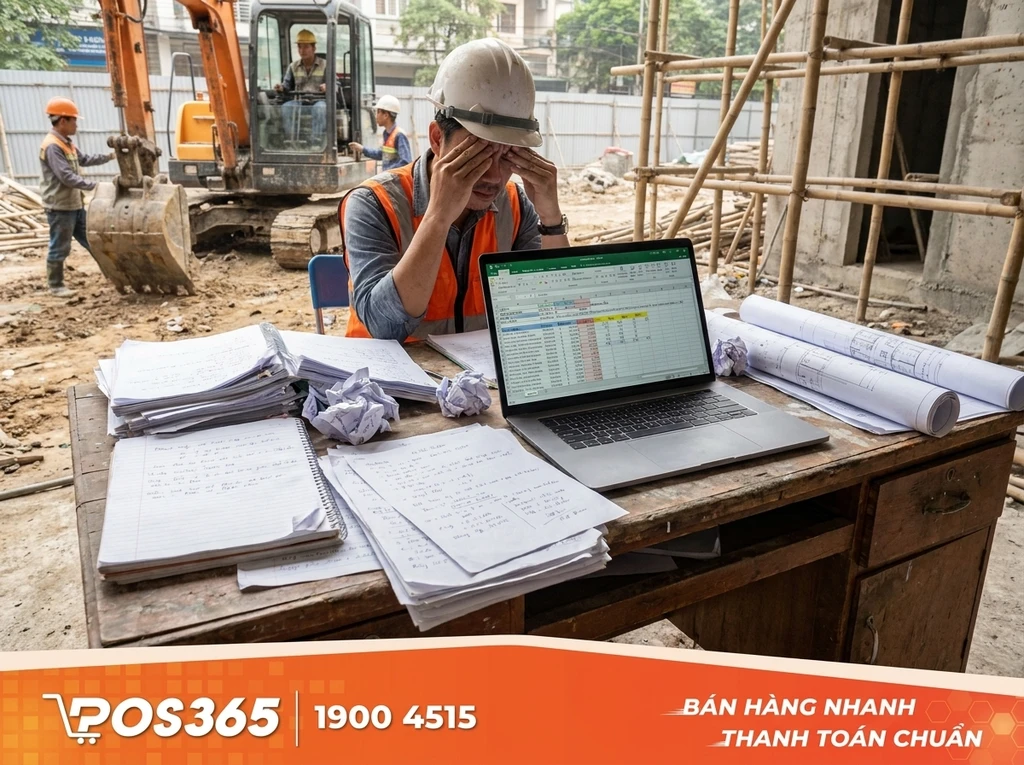 Tại sao sổ sách và Excel không còn phù hợp để quản lý dự án xây dựng?