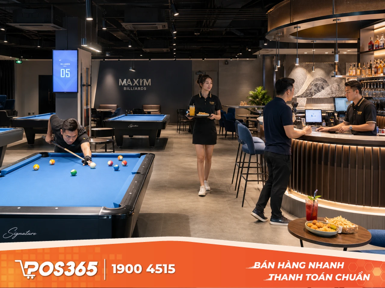 Tại sao thiết kế combo bida kết hợp F&B l&agrave; chiến lược b&aacute;n ch&eacute;o bắt buộc?