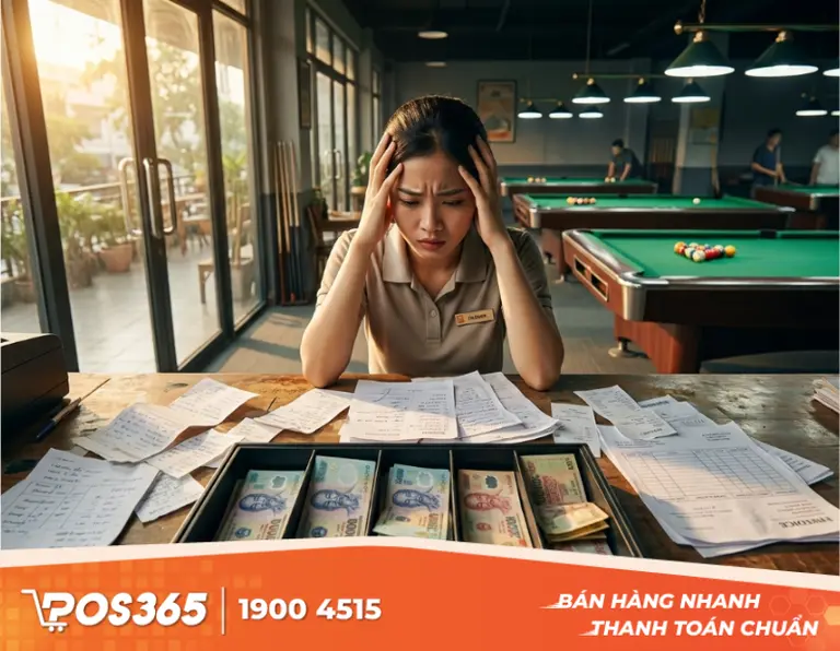 Tại sao thu ng&acirc;n qu&aacute;n bida dễ bị lệch k&eacute;t khi đổi ca?