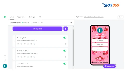 C&aacute;ch tạo link Bio tr&ecirc;n Tiktok tr&ecirc;n Linktree