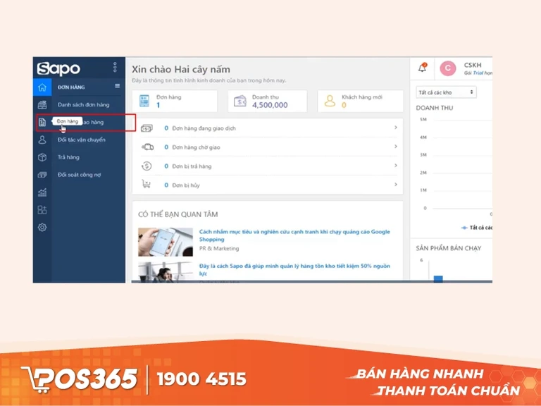 Tạo đơn hàng online