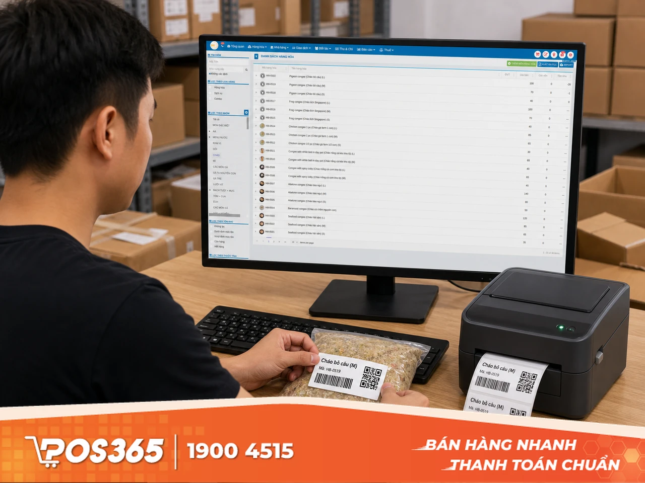 Tạo m&atilde; vạch cho c&aacute;c h&agrave;ng h&oacute;a