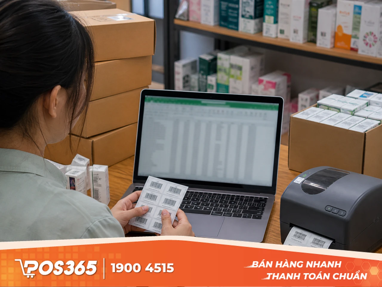 Tạo mã vạch hàng loạt bằng phần mềm Excel