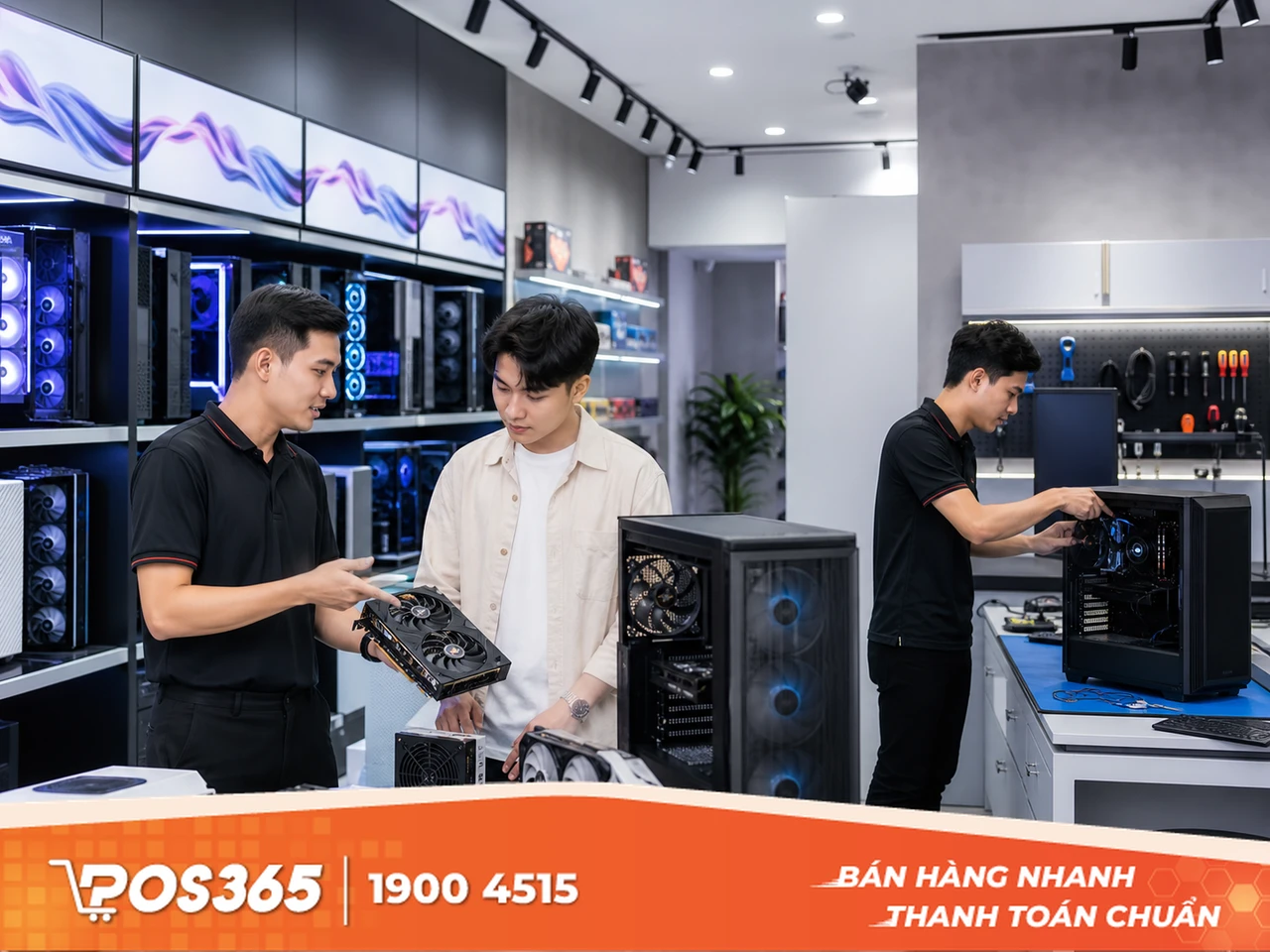 Tập trung vào dịch vụ giá trị gia tăng (Build PC, cài đặt)