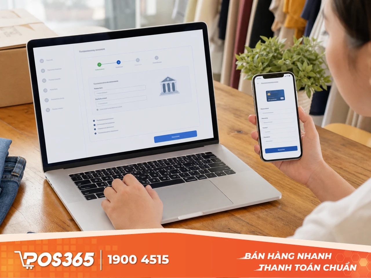 Thao tác liên kết TikTok Shop với tài khoản ngân hàng trên máy tính