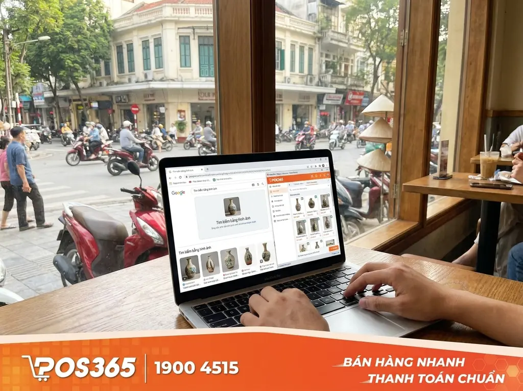 Thao t&aacute;c t&igrave;m sản phẩm bằng h&igrave;nh ảnh tr&ecirc;n m&aacute;y t&iacute;nh (PC)