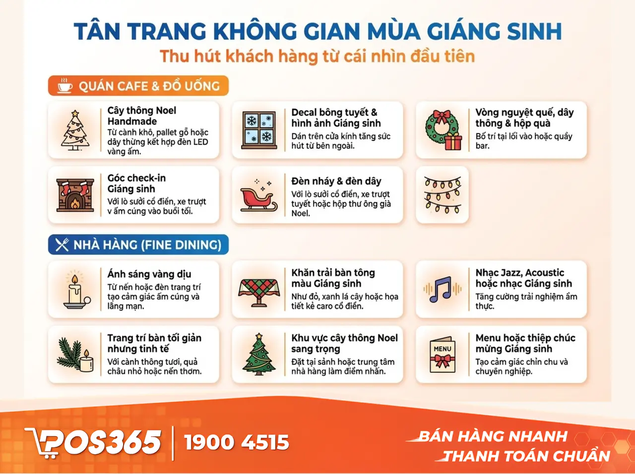 "Thay áo mới" không gian: Thu hút khách hàng từ cái nhìn đầu tiên